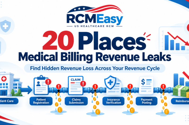 Medical Billing Revenue Leakage: 20 Places Your Practice May Be Losing Money