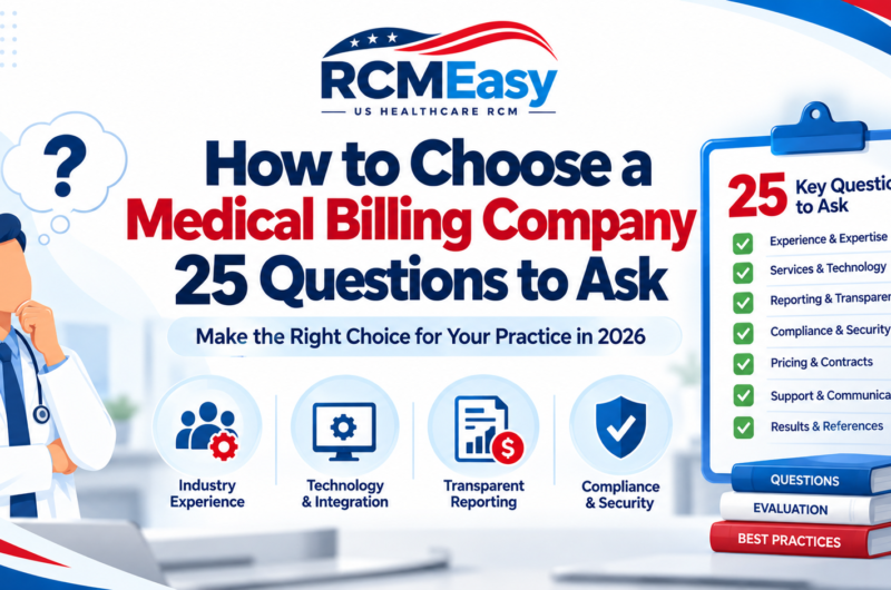 How to Choose a Medical Billing Company: 25 Questions to Ask Before Signing